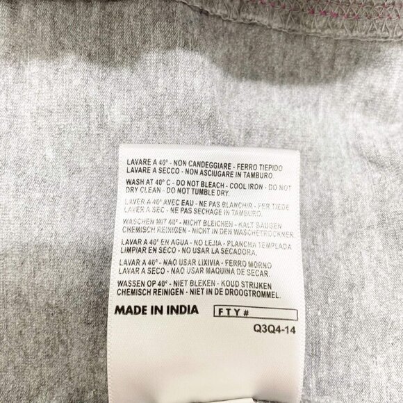 Kappa Large Zip Up Sweater Gray - Picture 6 of 7